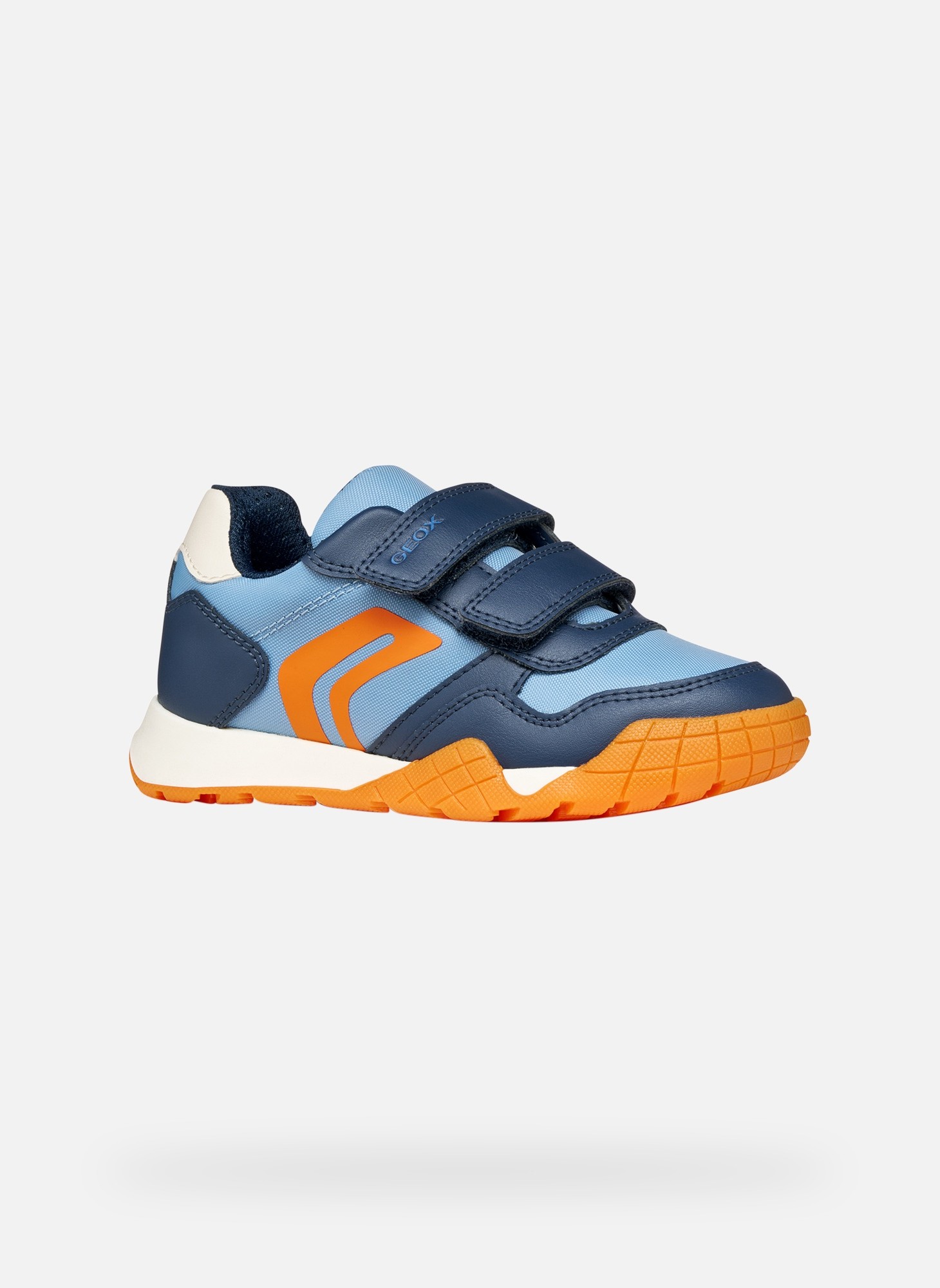 Baskets basses RANN-E BOY garçon bleu Geox Baskets basses RANN-E BOY garçon bleu Bleu