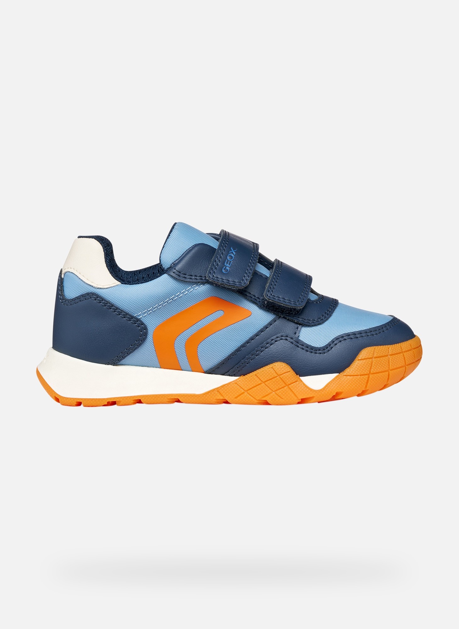 Baskets basses RANN-E BOY garçon bleu Geox Baskets basses RANN-E BOY garçon bleu Bleu