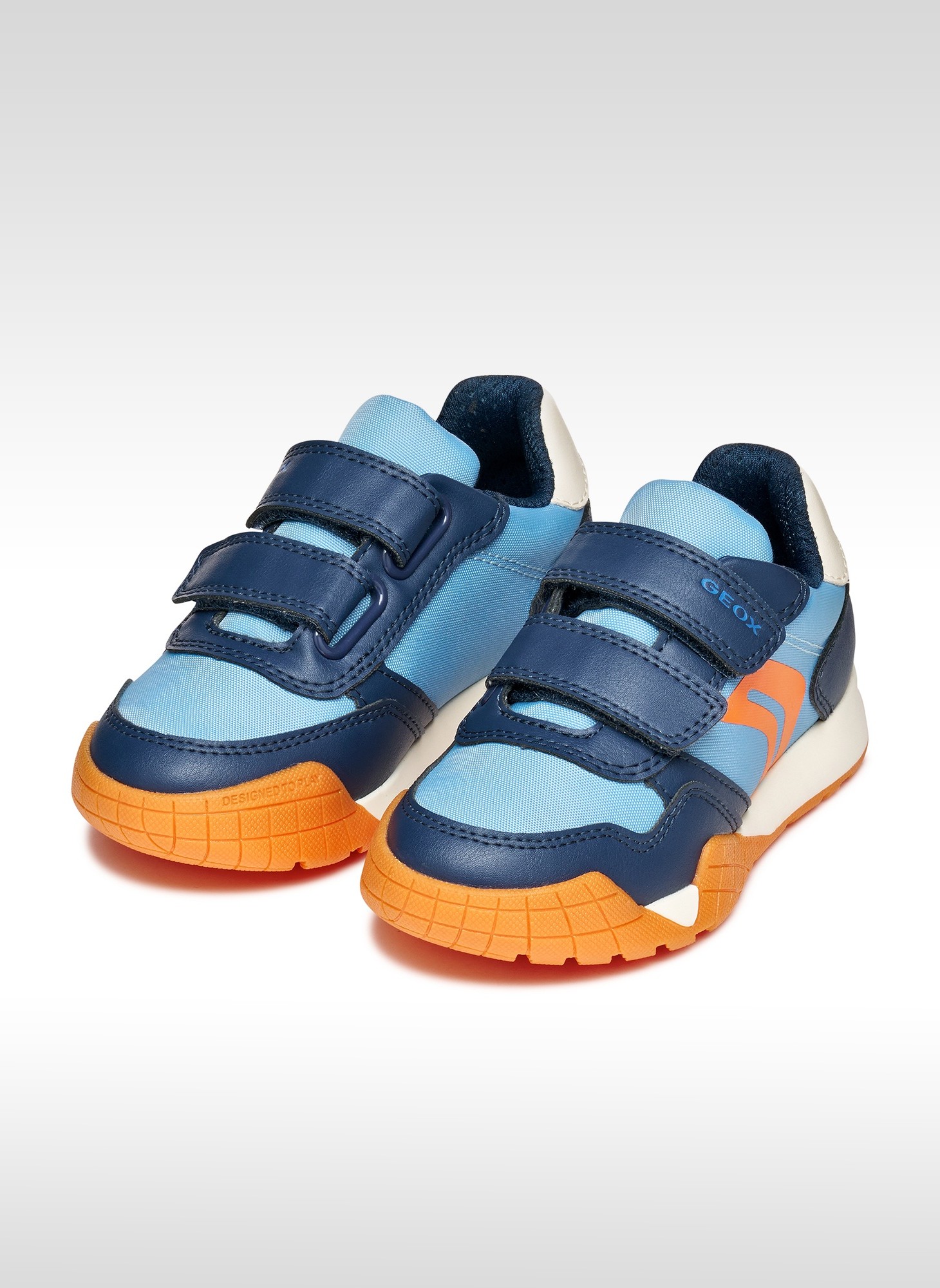 Baskets basses RANN-E BOY garçon bleu Geox Baskets basses RANN-E BOY garçon bleu Bleu
