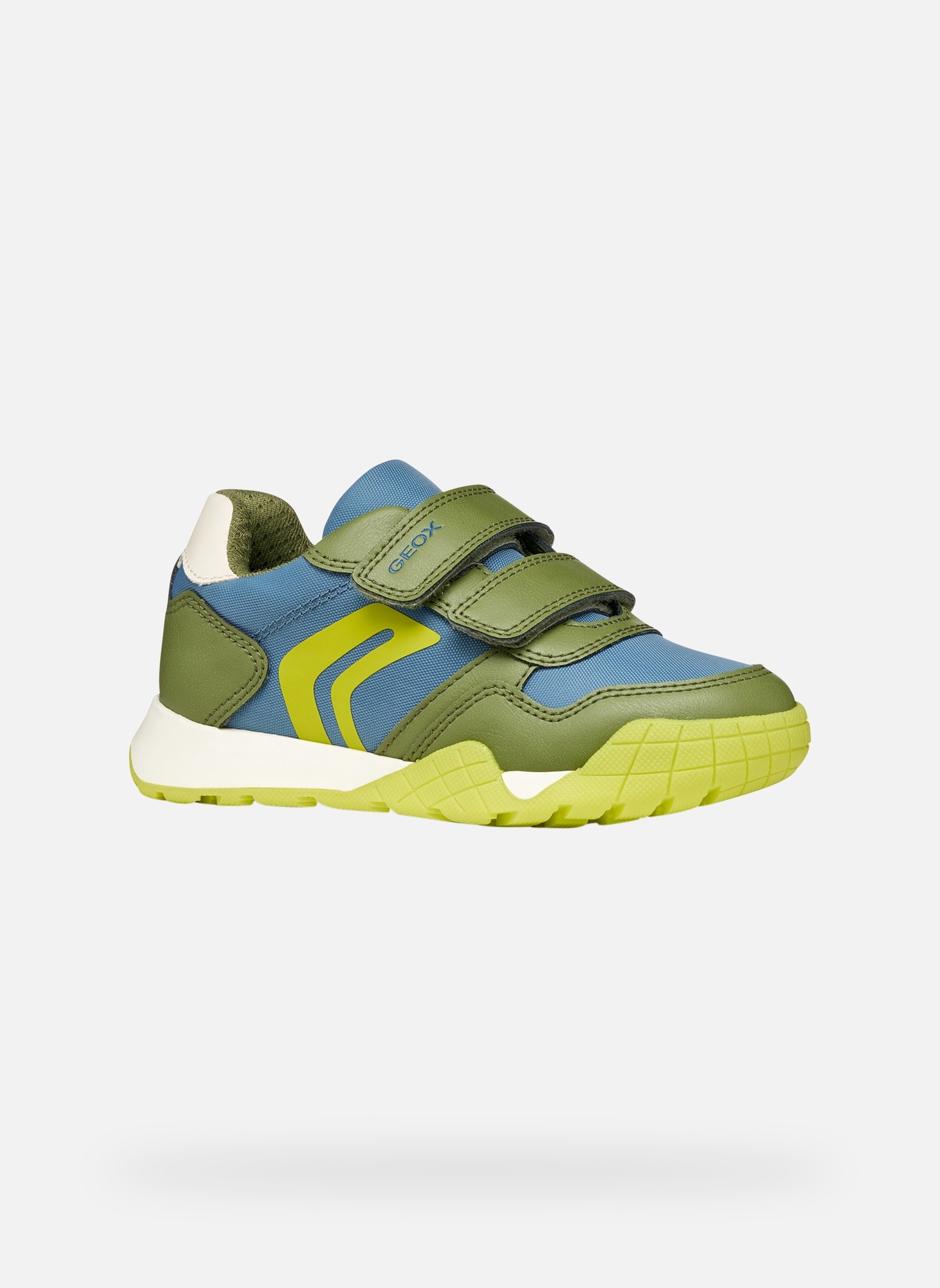 Baskets basses RANN-E BOY garçon bleu Geox Baskets basses RANN-E BOY garçon bleu Bleu ciel