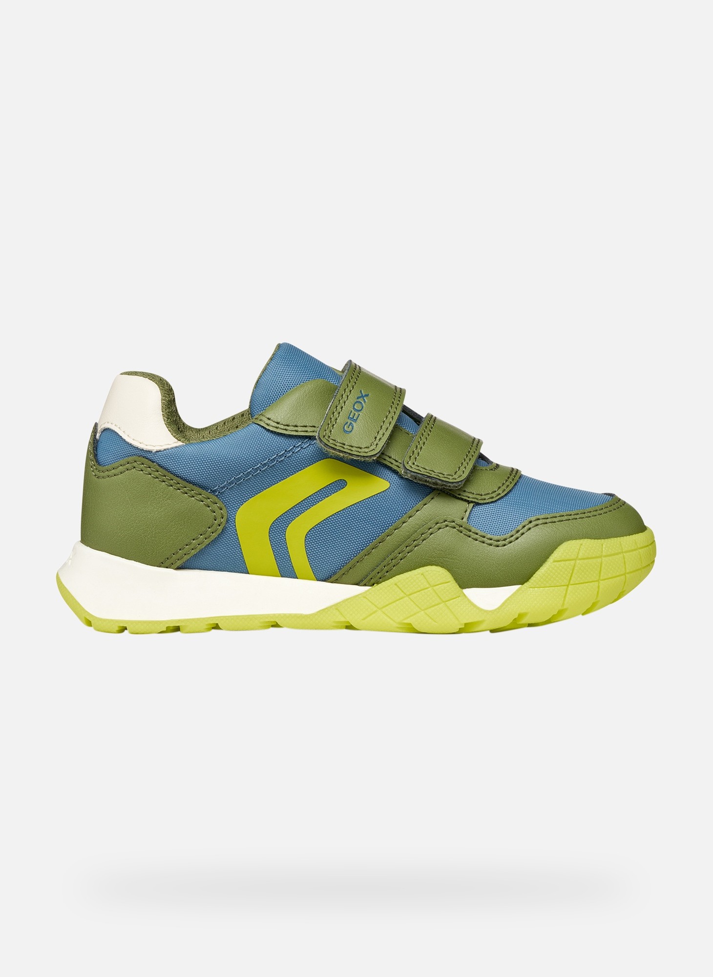 Baskets basses RANN-E BOY garçon bleu Geox Baskets basses RANN-E BOY garçon bleu Bleu ciel