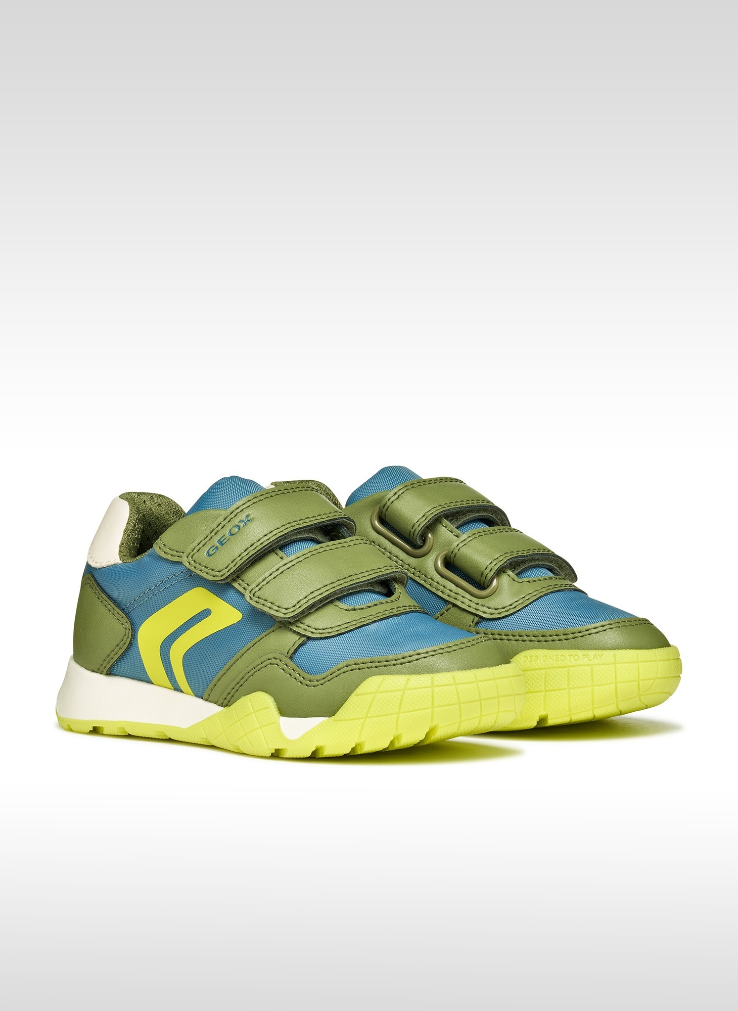 Baskets basses RANN-E BOY garçon bleu Geox Baskets basses RANN-E BOY garçon bleu Bleu ciel