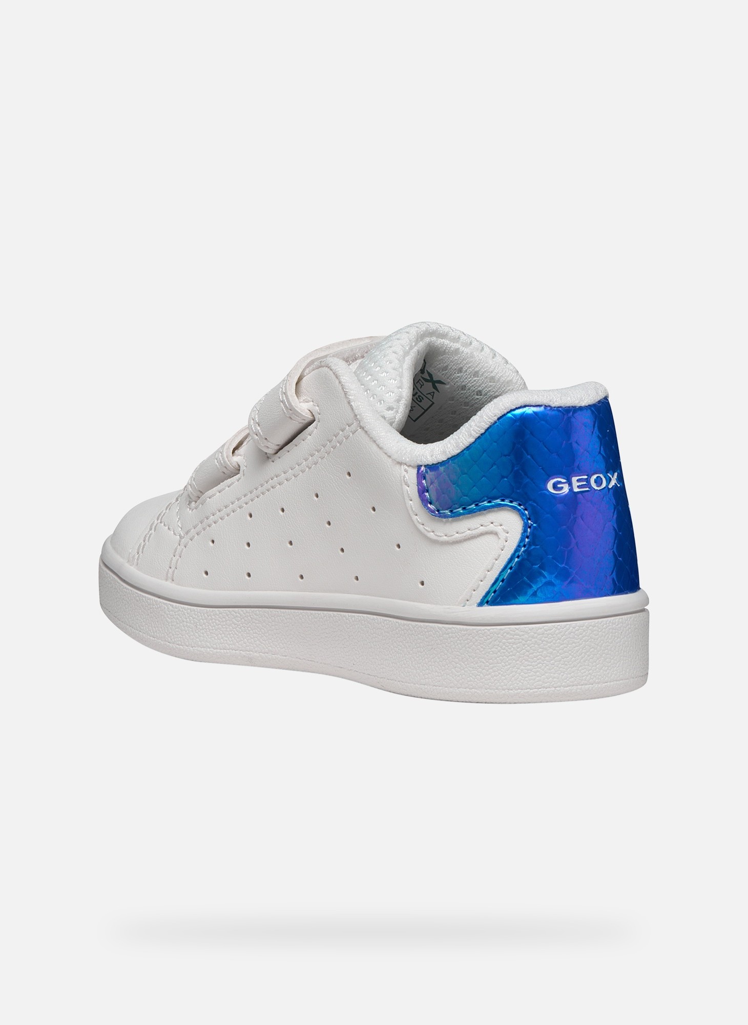 Baskets basses ECLYPER BABY GIRL fille blanc Geox Baskets basses ECLYPER BABY GIRL fille blanc Blanc & bleu
