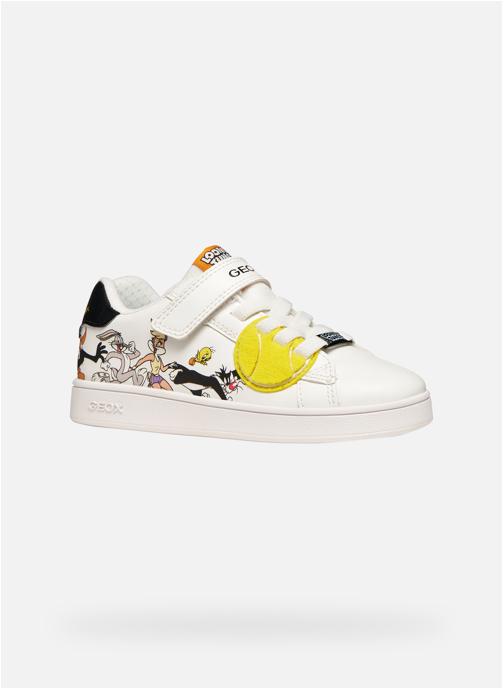 Geox Baskets basses ECLYPER BOY garçon blanc