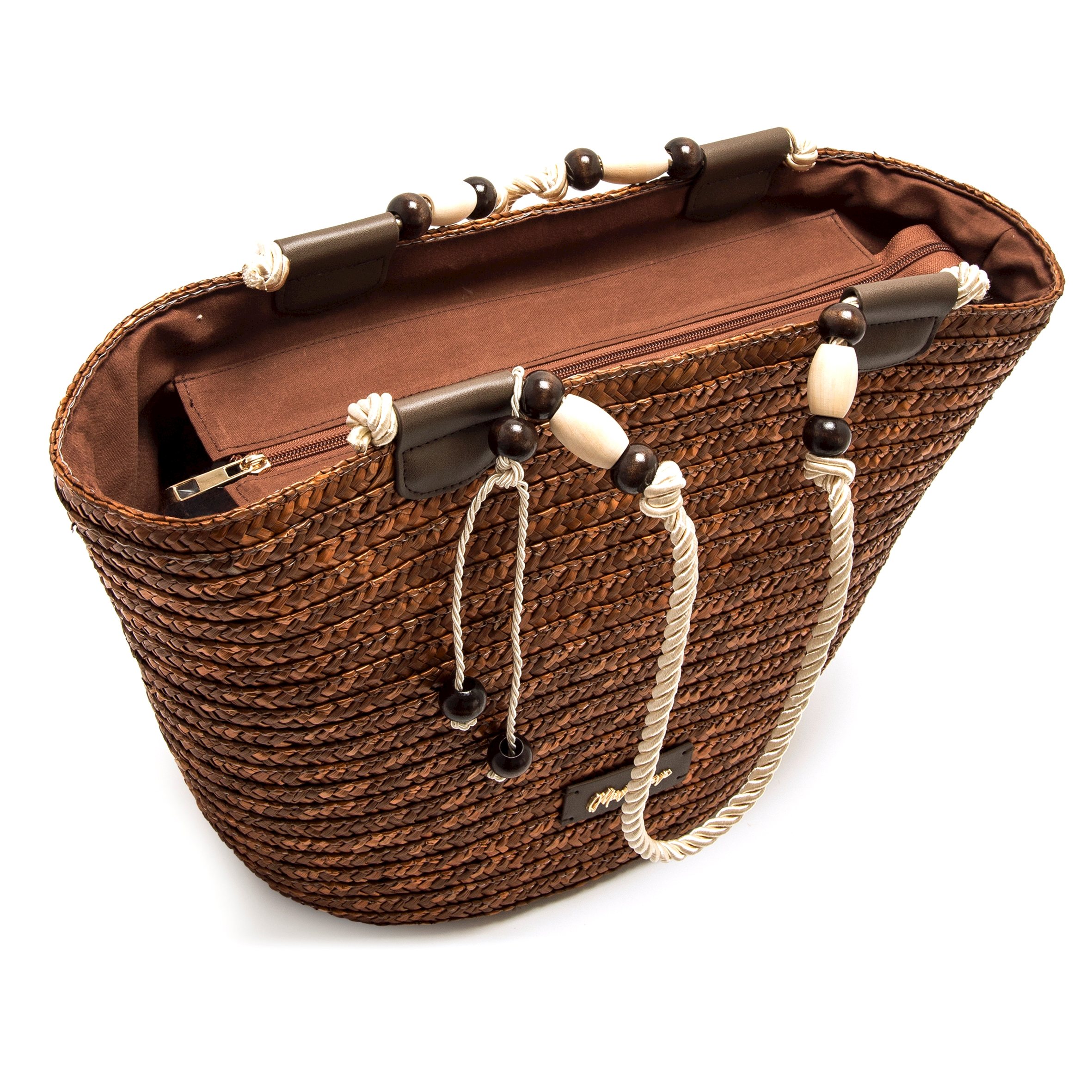 Cabas Sacs Femme MARIAMARE SAVANA beige femme marron MARIAMARE Cabas Sacs Femme MARIAMARE SAVANA beige femme marron Marron