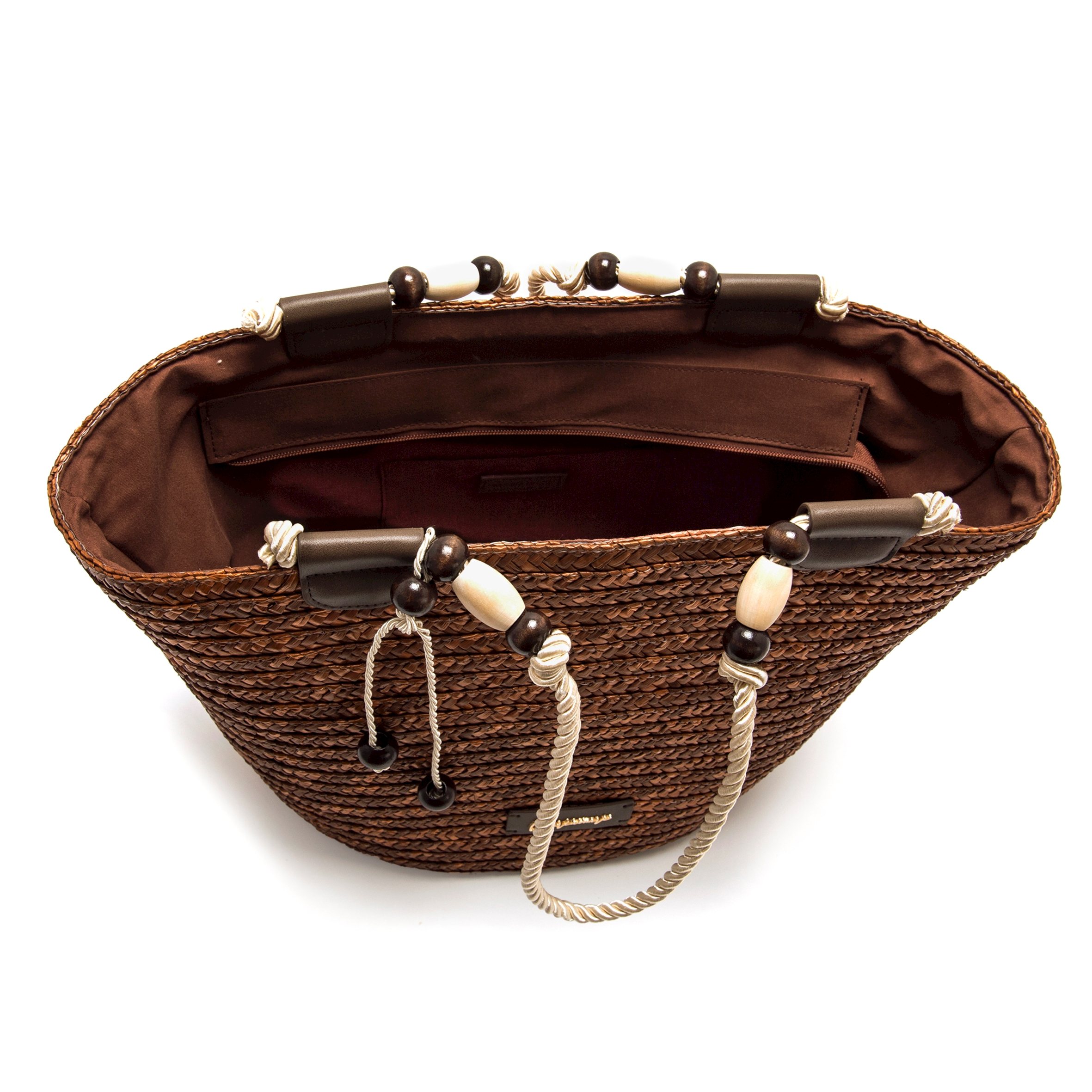 Cabas Sacs Femme MARIAMARE SAVANA beige femme marron MARIAMARE Cabas Sacs Femme MARIAMARE SAVANA beige femme marron Marron