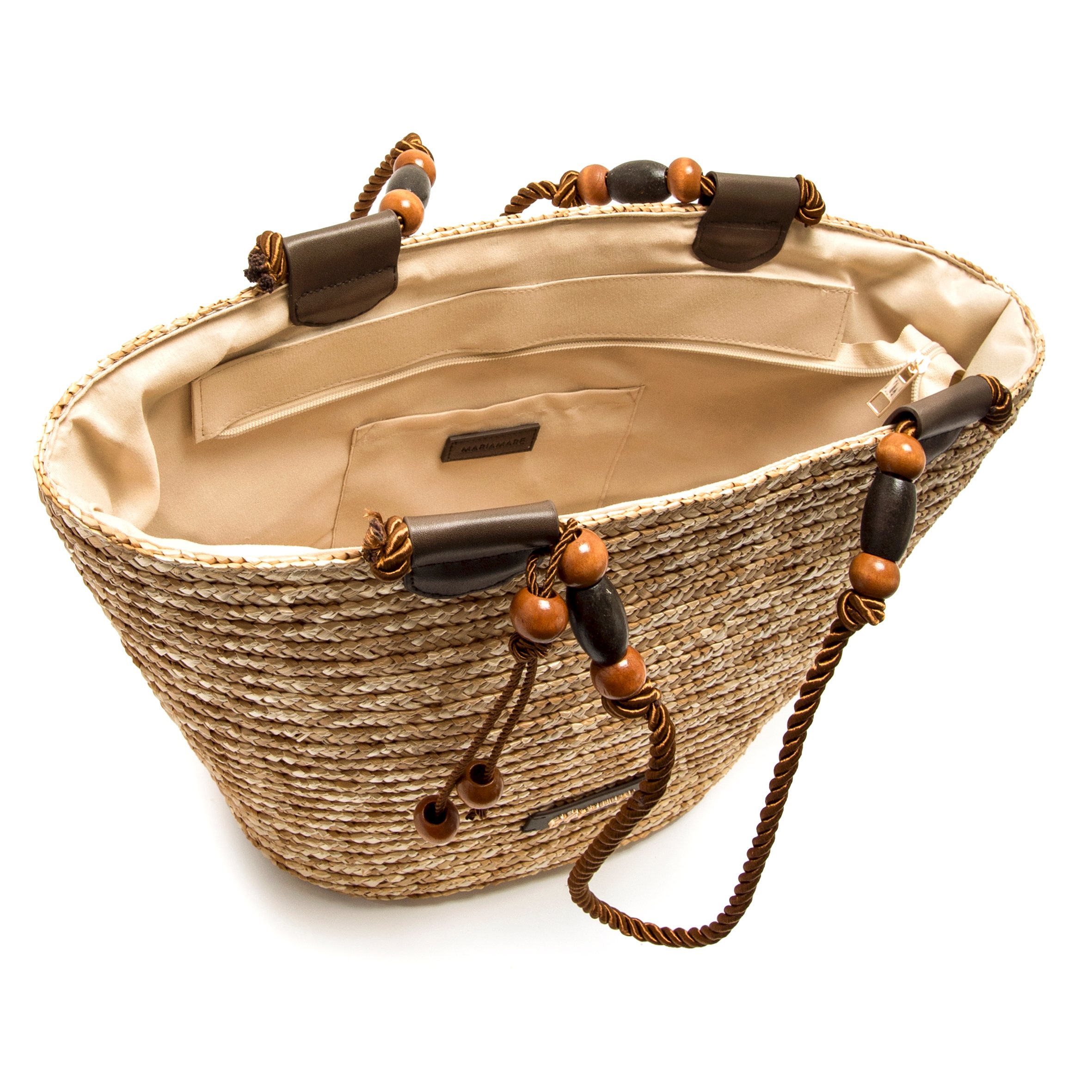 Cabas Sacs Femme MARIAMARE SAVANA beige femme marron MARIAMARE Cabas Sacs Femme MARIAMARE SAVANA beige femme marron Marron clair