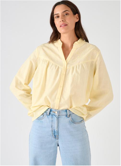 Damart Chemises 85360 femme jaune