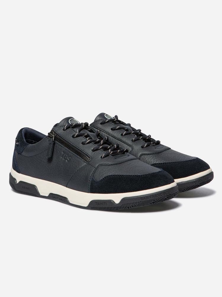 Baskets basses Baskets cuir GEDEZIP CREME / MARINE homme bleu TBS Baskets basses Baskets cuir GEDEZIP CREME / MARINE homme bleu Bleu