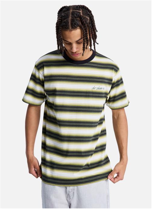 DC Shoes Tee-shirts Sheriff Stripe homme jaune