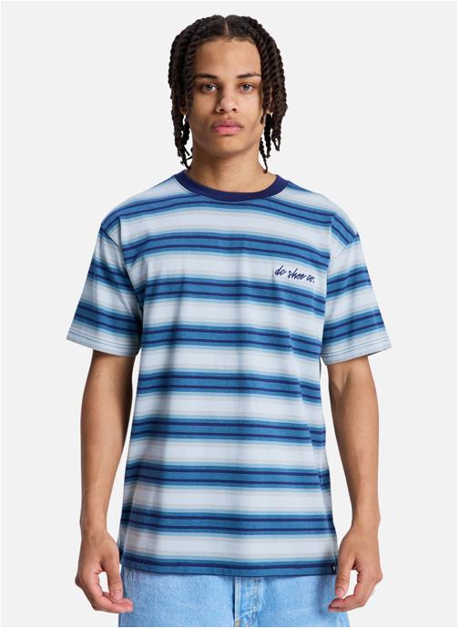 DC Shoes Tee-shirts Sheriff Stripe homme bleu