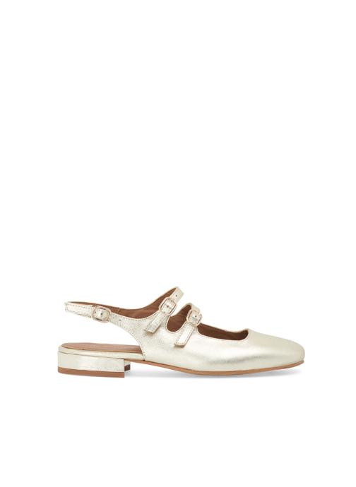 Mellow Yellow Ballerines classiques DAISY femme or et bronze