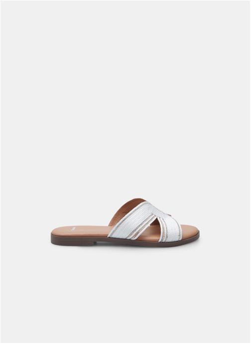Bata Mules Mules plates pour femmes tressées - Blanc femme blanc