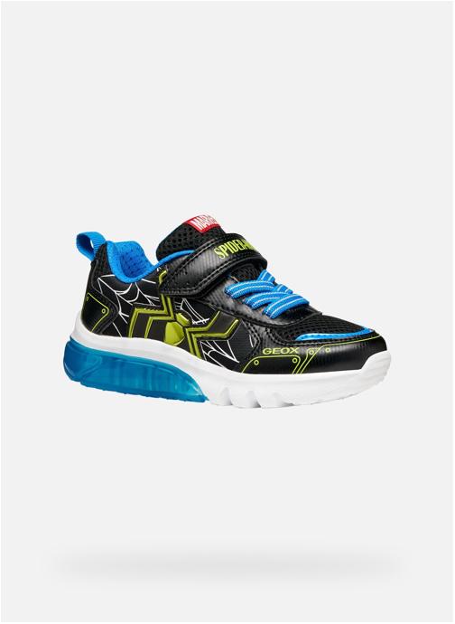 Geox Baskets basses CIBERDRON BOY garçon noir