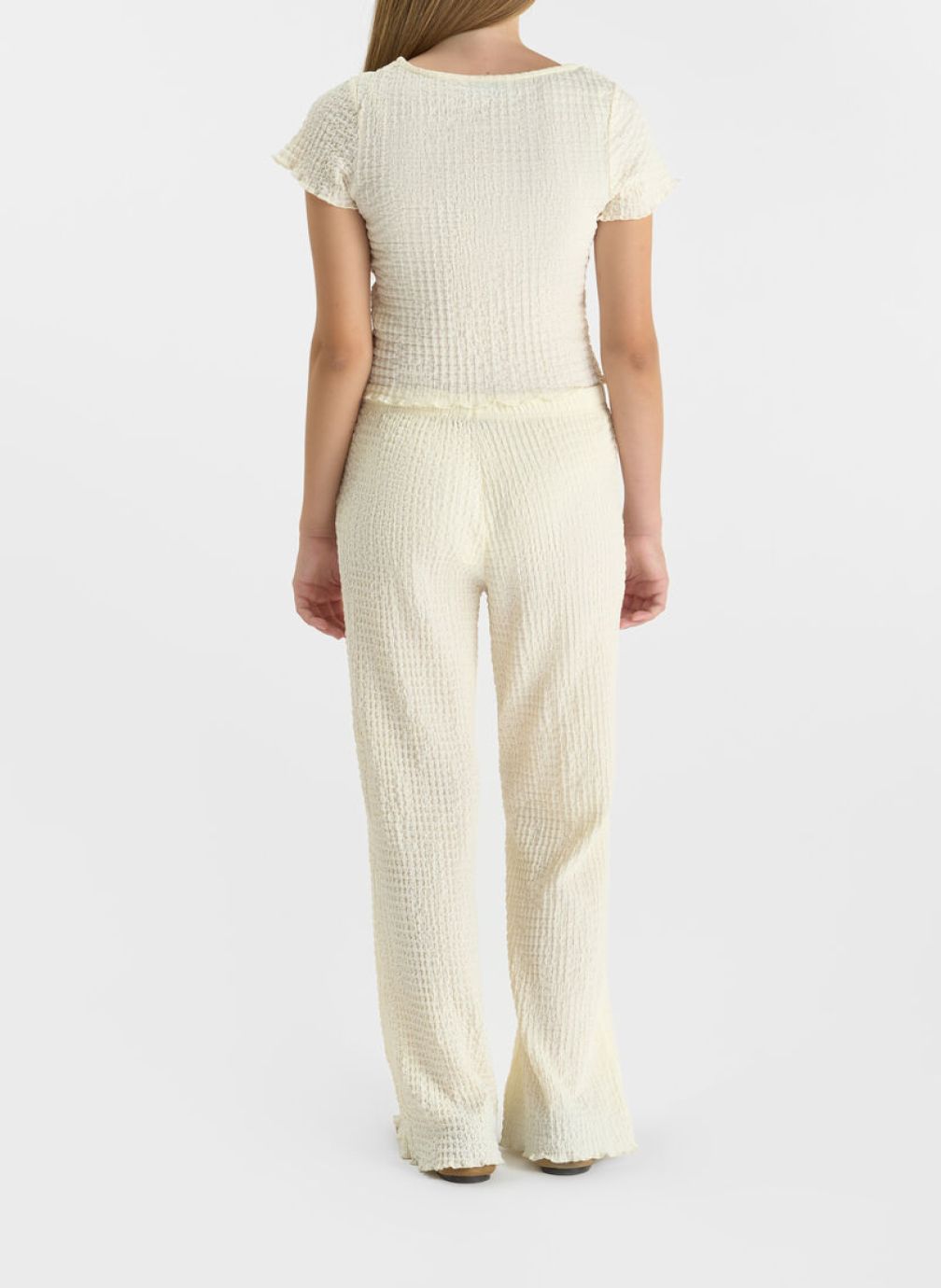 Pantalons Pantalon droite PANTYGI Beige fille beige Le temps des cerises Pantalons Pantalon droite PANTYGI Beige fille beige Beige