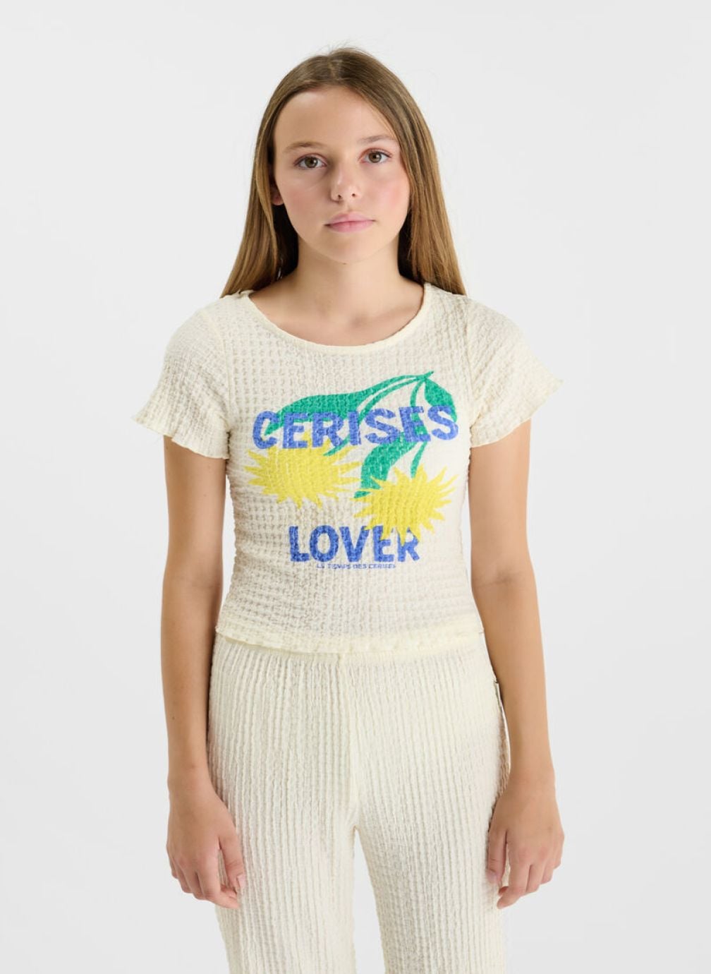 Tee-shirts Tee-Shirt ALFREDGI White fille blanc Le temps des cerises Tee-shirts Tee-Shirt ALFREDGI White fille blanc Blanc