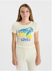 Tee-shirts Tee-Shirt ALFREDGI White fille blanc