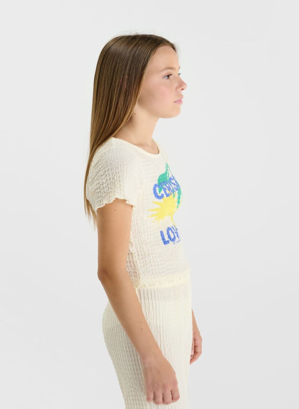 Tee-shirts Tee-Shirt ALFREDGI White fille blanc Le temps des cerises Tee-shirts Tee-Shirt ALFREDGI White fille blanc Blanc