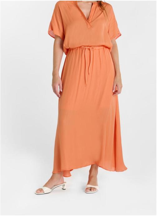 Le temps des cerises Jupes mi-longues Jupe droite EZIA Orange femme orange