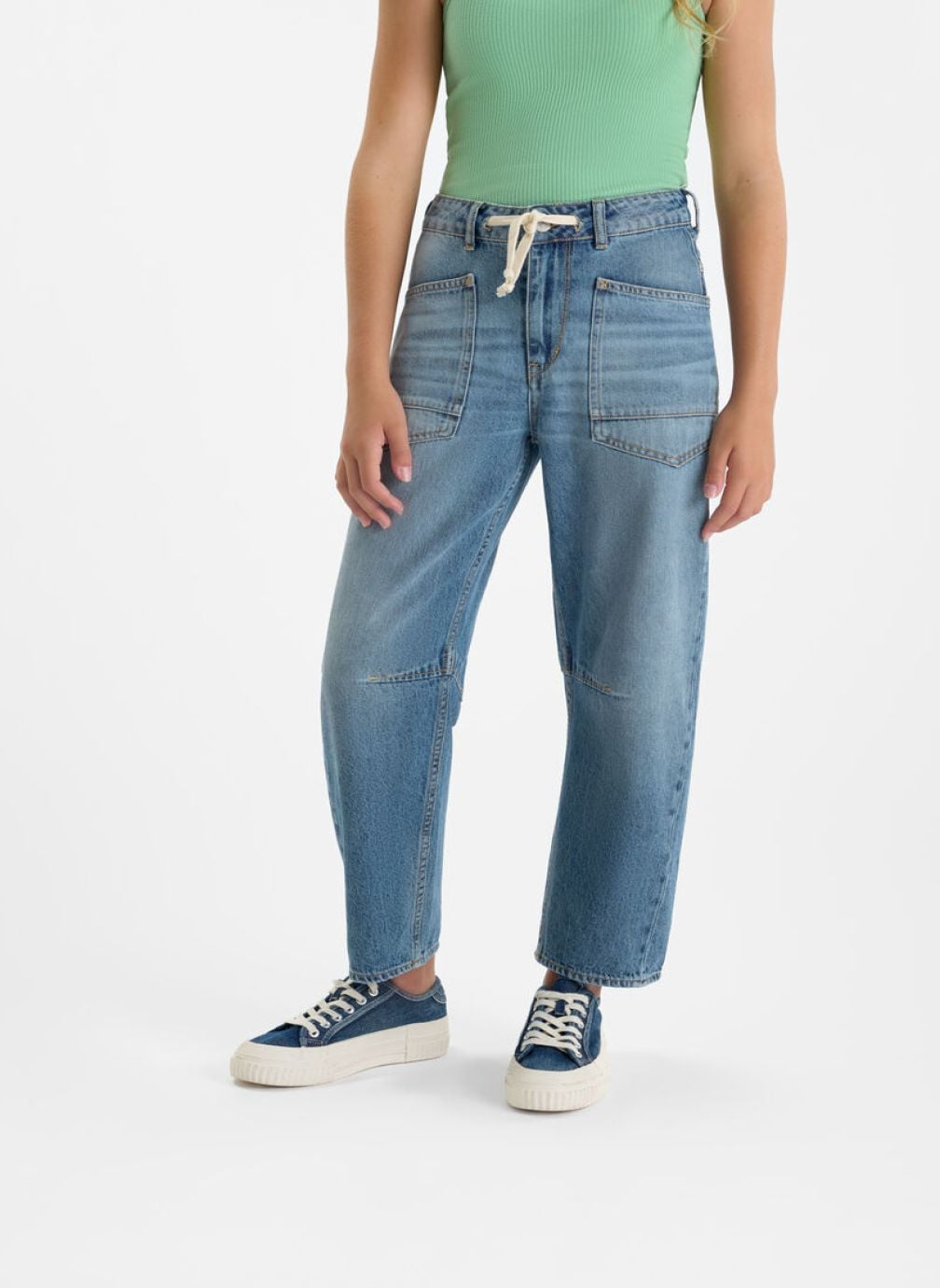 Jeans droits Jeans loose Blue fille bleu Le temps des cerises Jeans droits Jeans loose Blue fille bleu Bleu