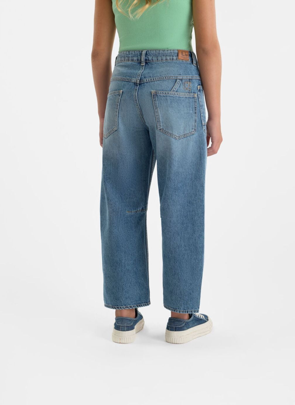 Jeans droits Jeans loose Blue fille bleu Le temps des cerises Jeans droits Jeans loose Blue fille bleu Bleu