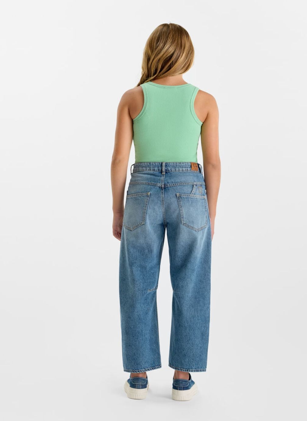 Jeans droits Jeans loose Blue fille bleu Le temps des cerises Jeans droits Jeans loose Blue fille bleu Bleu