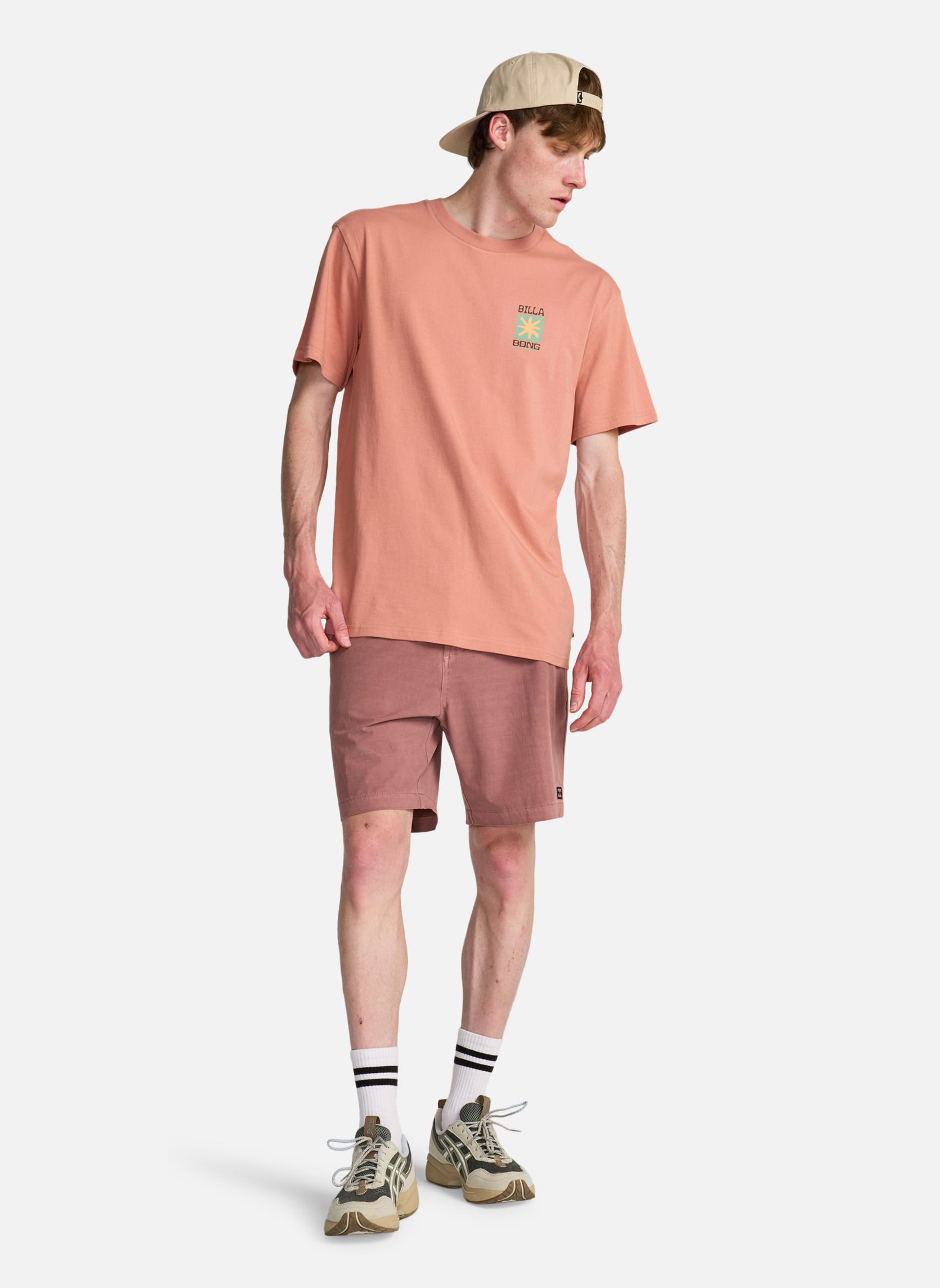 Tee-shirts Good Times homme rose Billabong Tee-shirts Good Times homme rose Rose