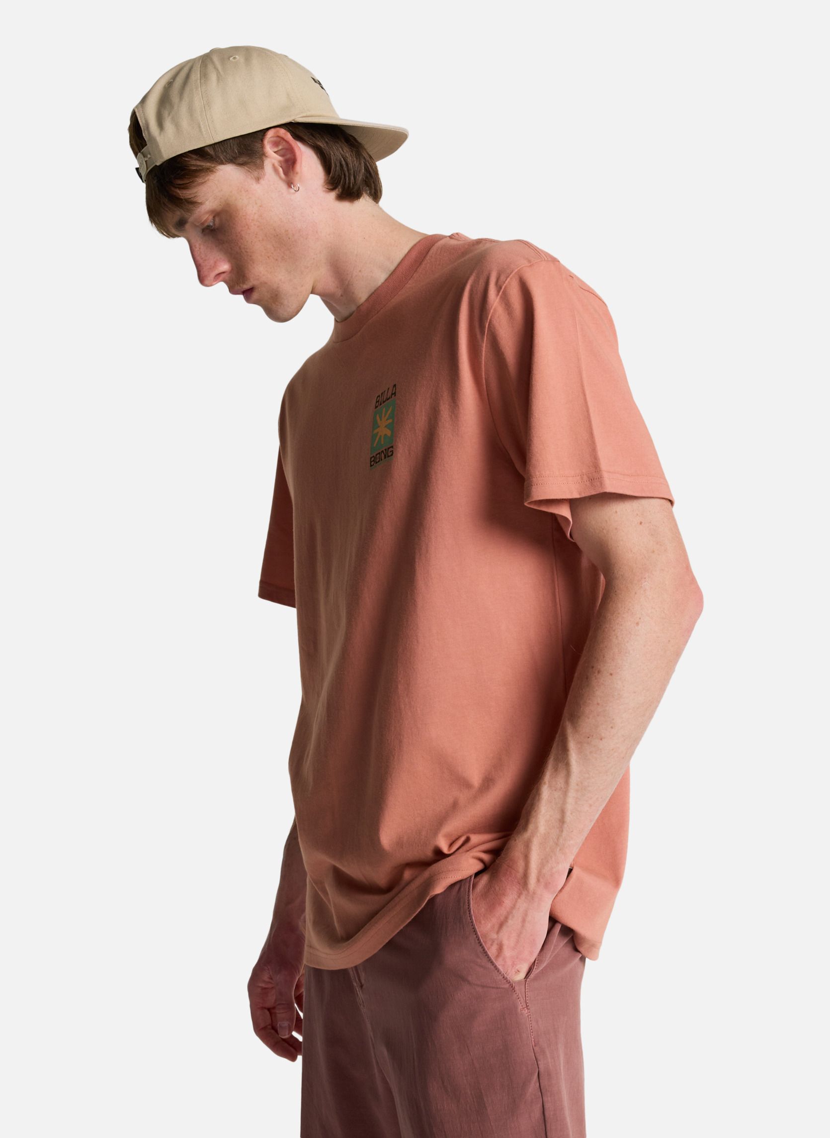 Tee-shirts Good Times homme rose Billabong Tee-shirts Good Times homme rose Rose