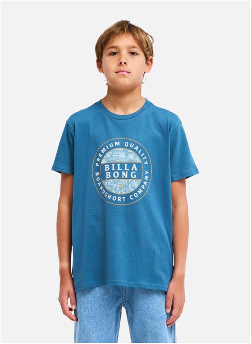 Billabong Tee-shirts Rotor Fill garçon bleu