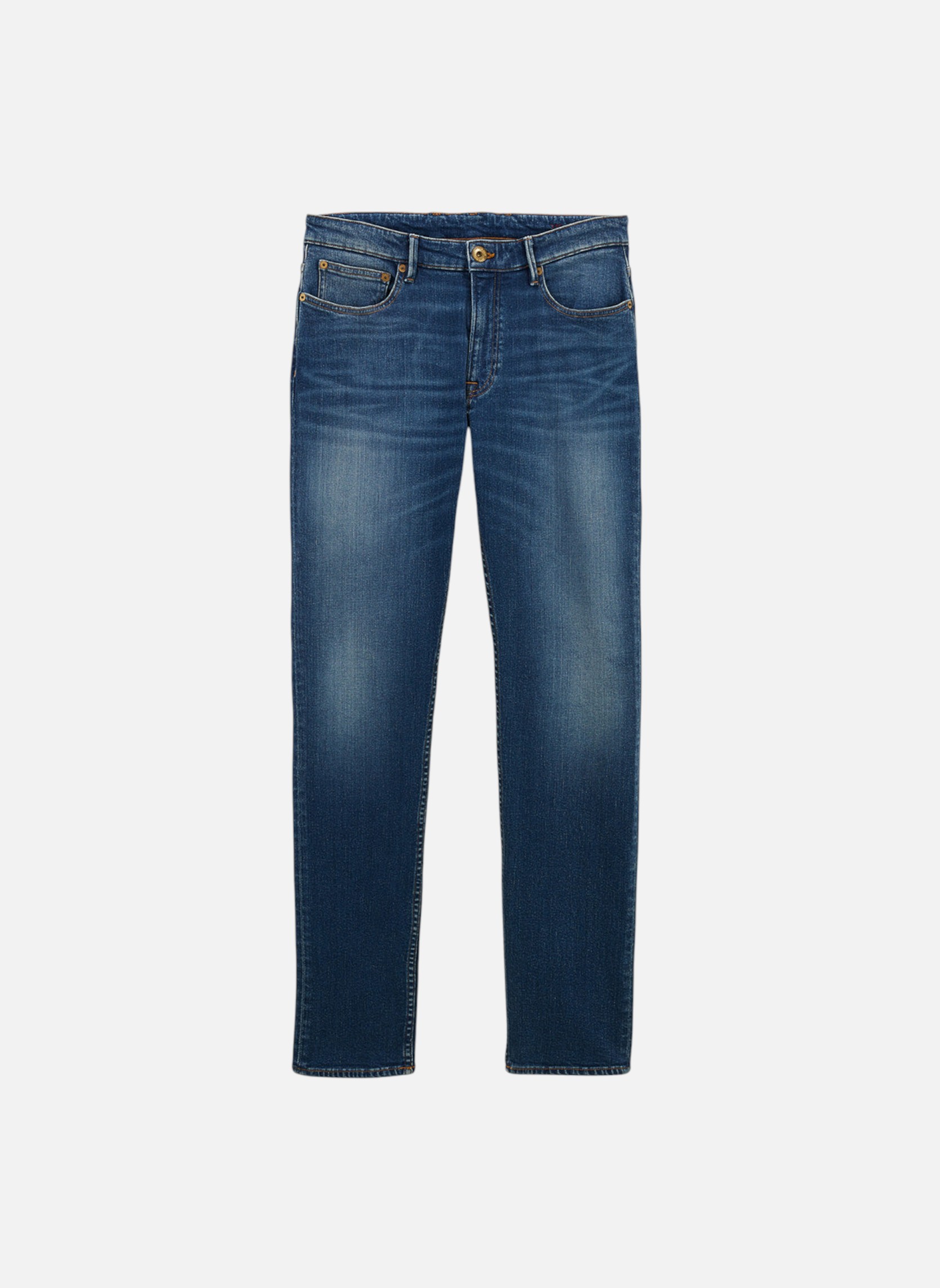 Jeans droit bleu Serge Blanco Jeans droit bleu Bleu