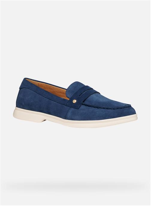 Geox Mocassins XAND 3 WOMAN femme bleu
