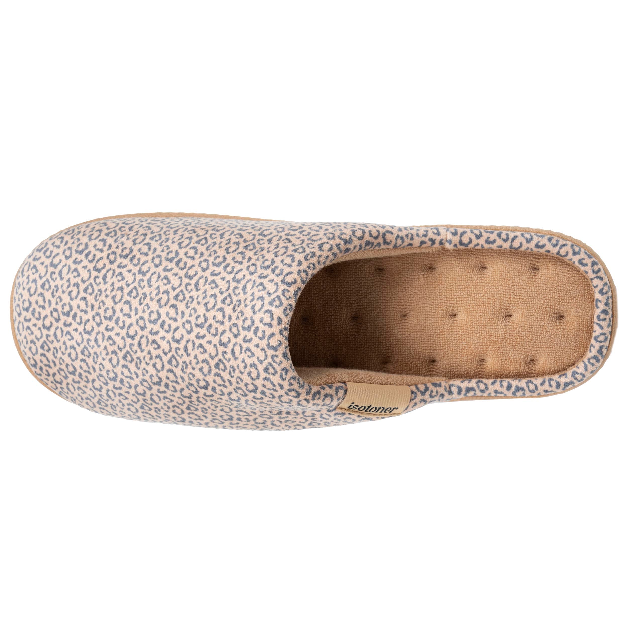 Chaussons Chaussons mules Femme Léopard beige femme beige Isotoner Chaussons Chaussons mules Femme Léopard beige femme beige Beige