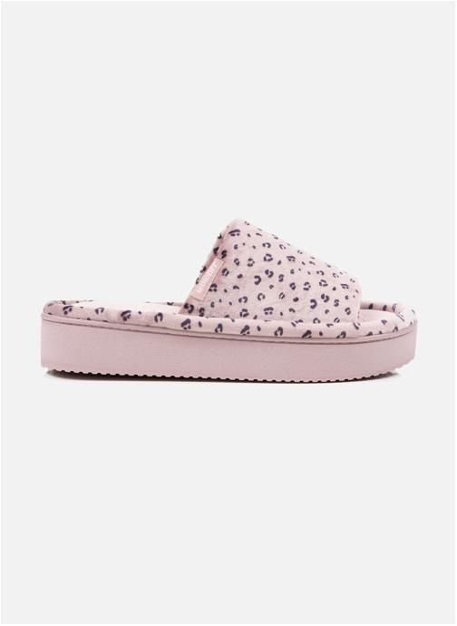 Isotoner Chaussons Chaussons sandales plateforme Femme Léopard rose femme rose
