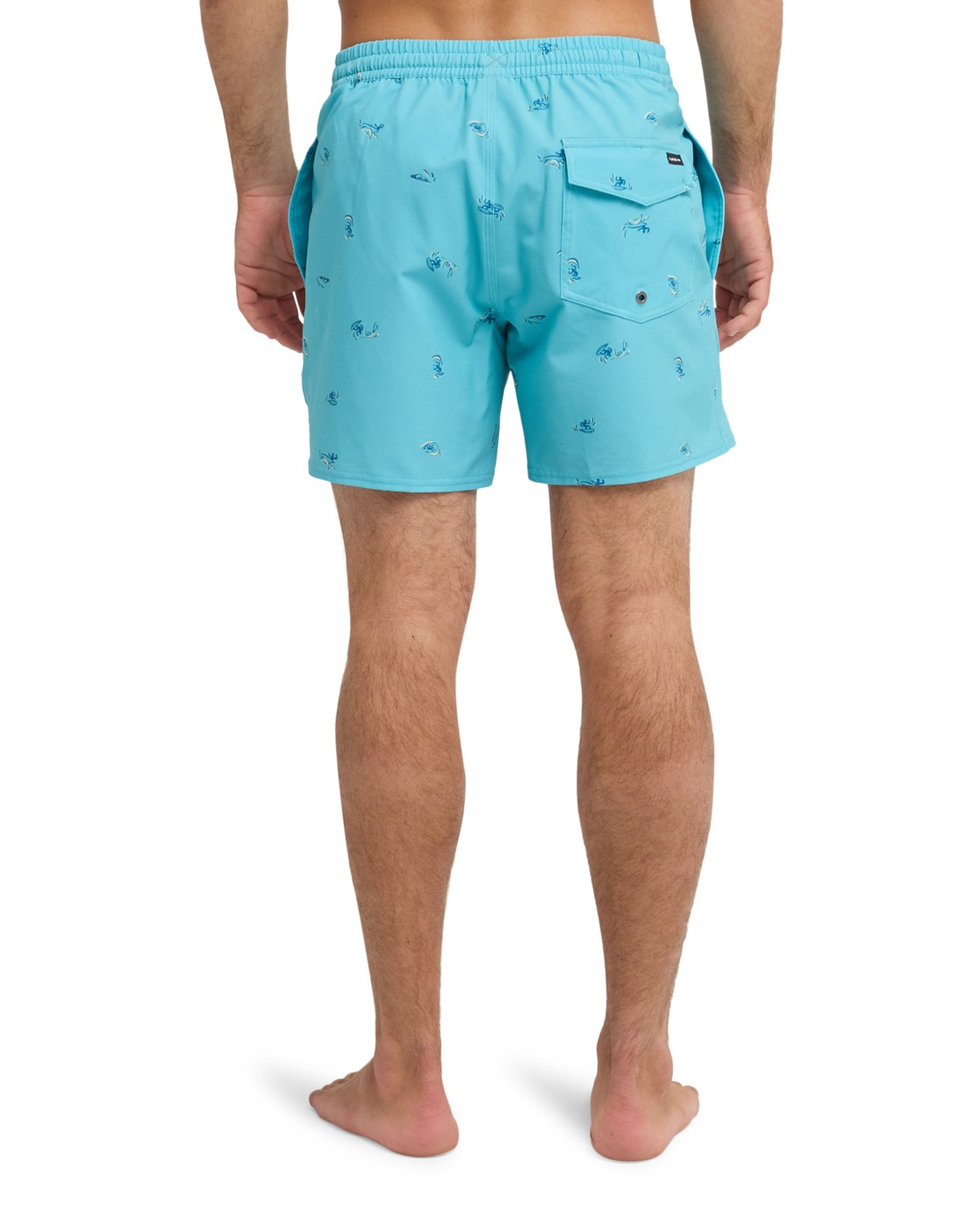 Shorts de bain Stretch Printed Volley 16 homme bleu Quiksilver Shorts de bain Stretch Printed Volley 16 homme bleu Bleu clair