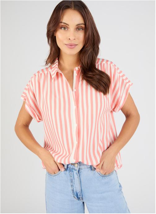 Damart Chemises 78863 femme rouge