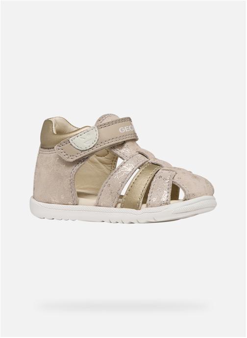 Geox Sandales B SANDAL MACCHIA GIR fille beige