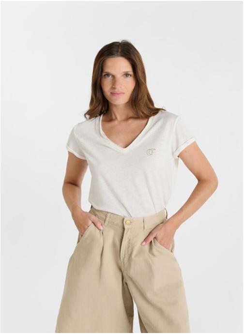 Le temps des cerises Tee-shirts Tee-Shirt ONA White femme blanc