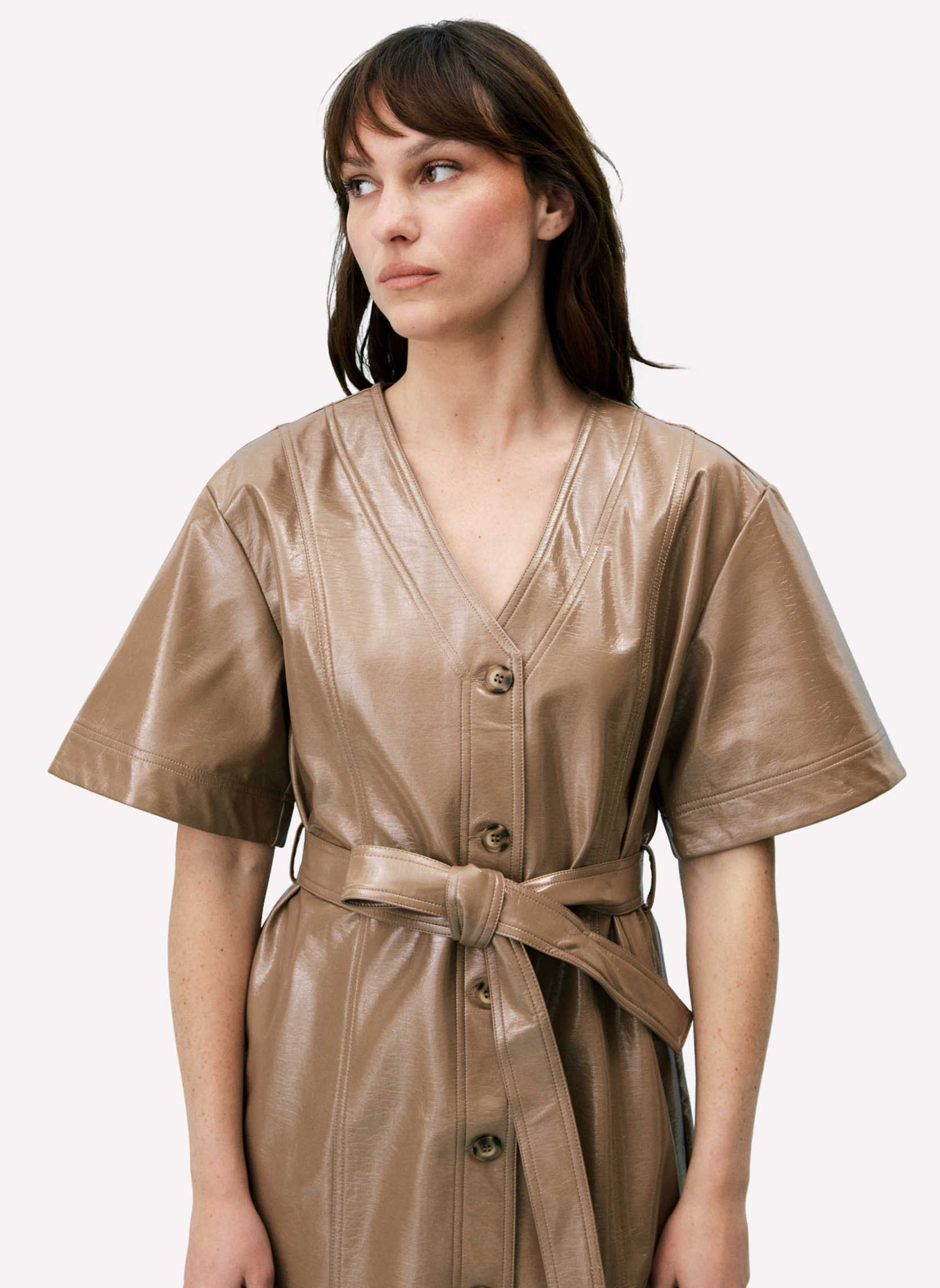 Robes CERATINA femme beige FRNCH Robes CERATINA femme beige Beige