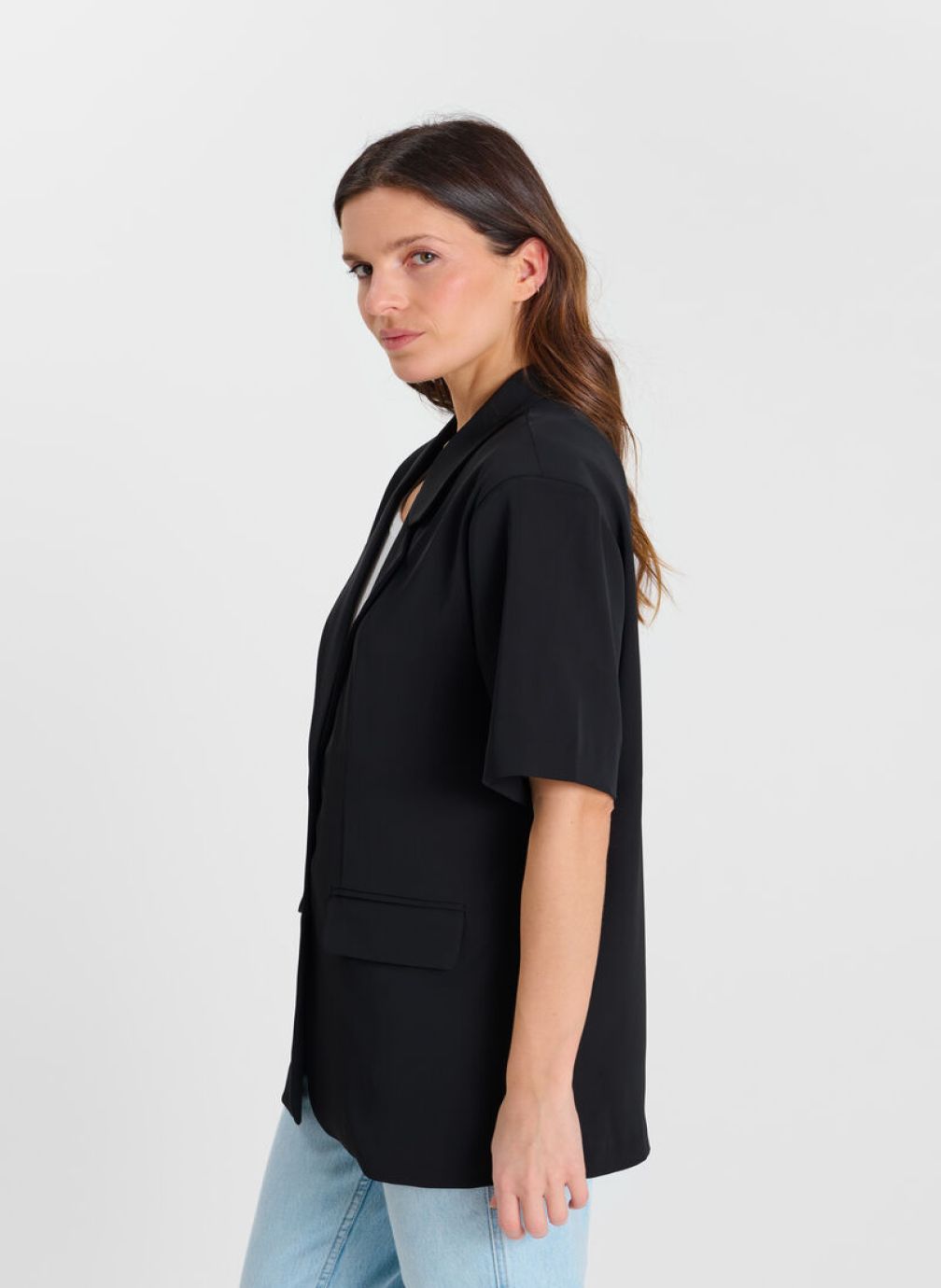 Vestes Veste sans manches MIALY Black femme noir Le temps des cerises Vestes Veste sans manches MIALY Black femme noir Noir