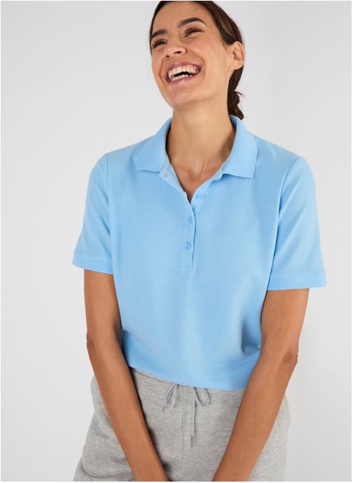 Damart Polos 07817 femme bleu