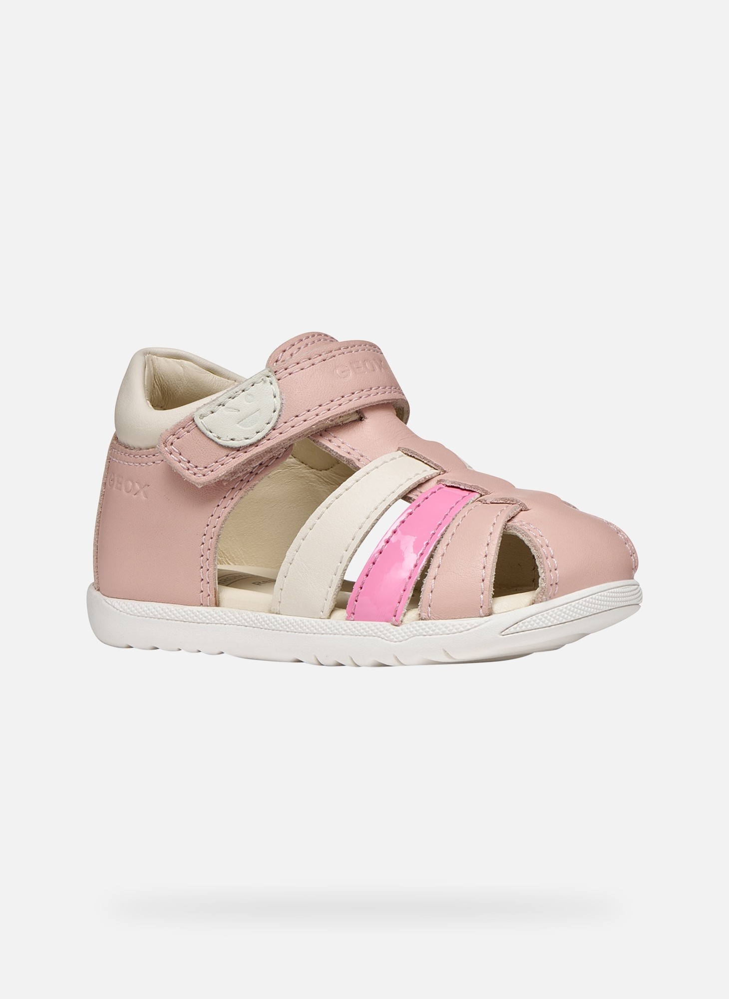 Sandales B SANDAL MACCHIA GIR fille rose Geox Sandales B SANDAL MACCHIA GIR fille rose Rose clair