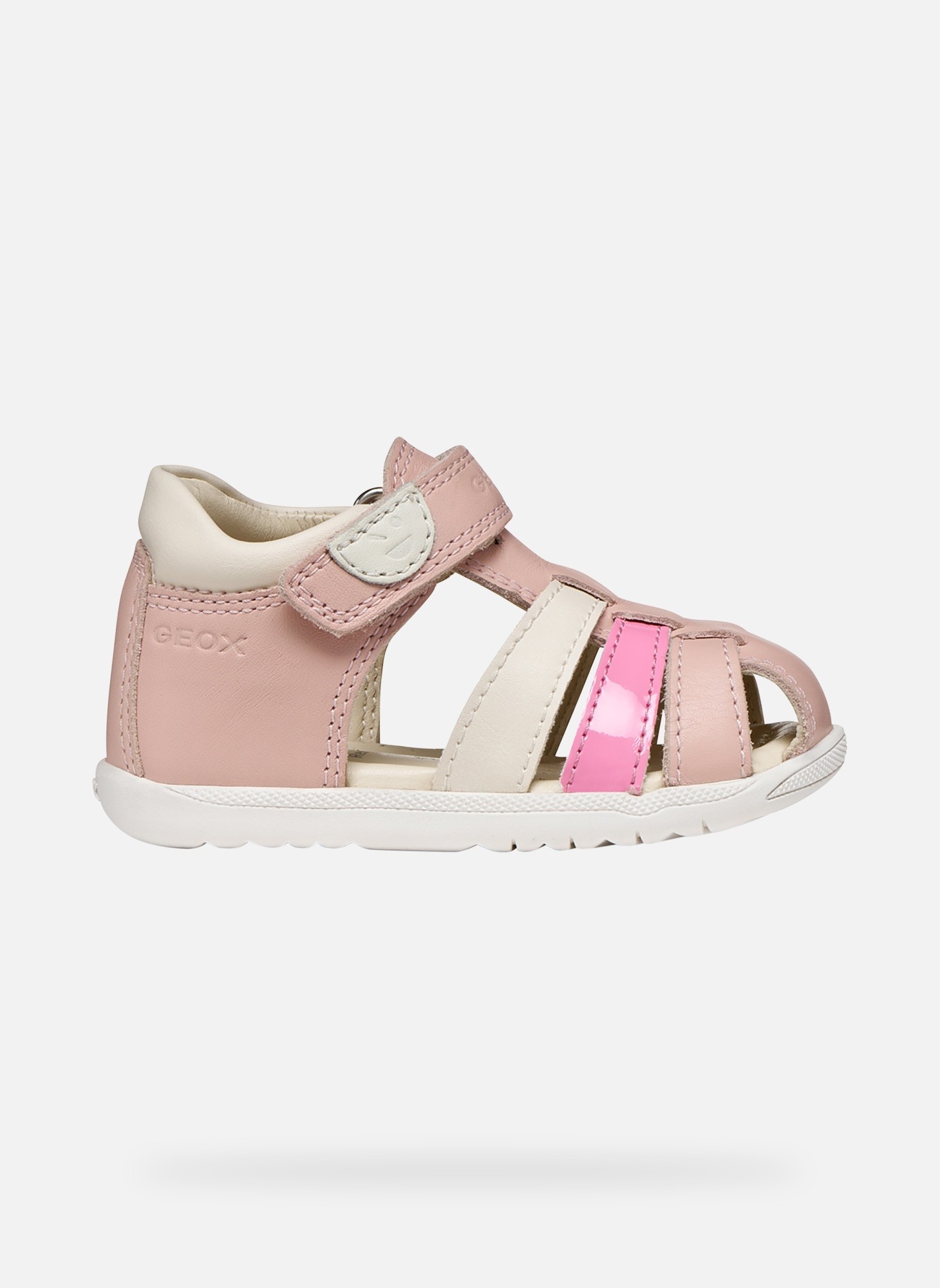 Sandales B SANDAL MACCHIA GIR fille rose Geox Sandales B SANDAL MACCHIA GIR fille rose Rose clair