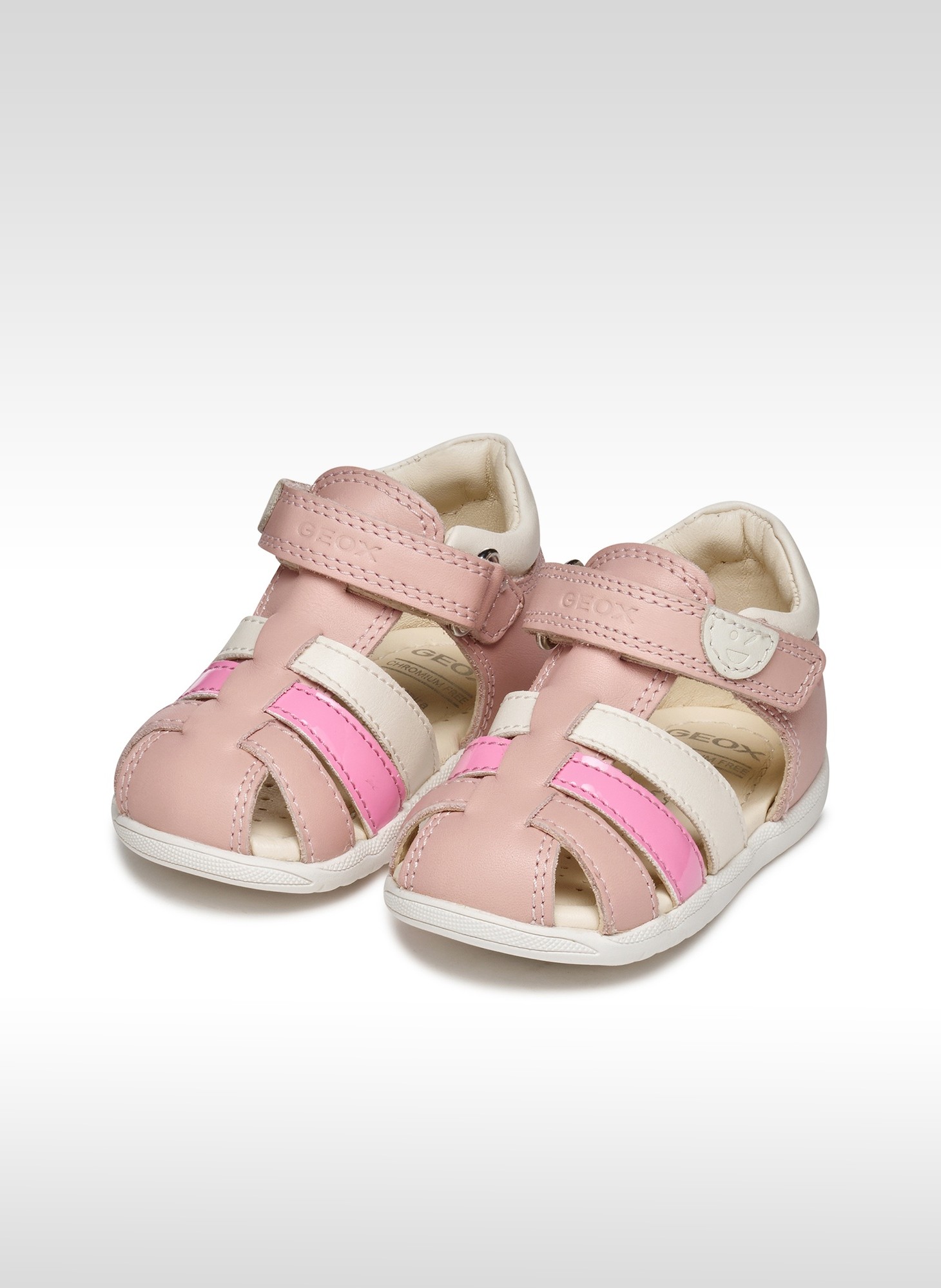 Sandales B SANDAL MACCHIA GIR fille rose Geox Sandales B SANDAL MACCHIA GIR fille rose Rose clair