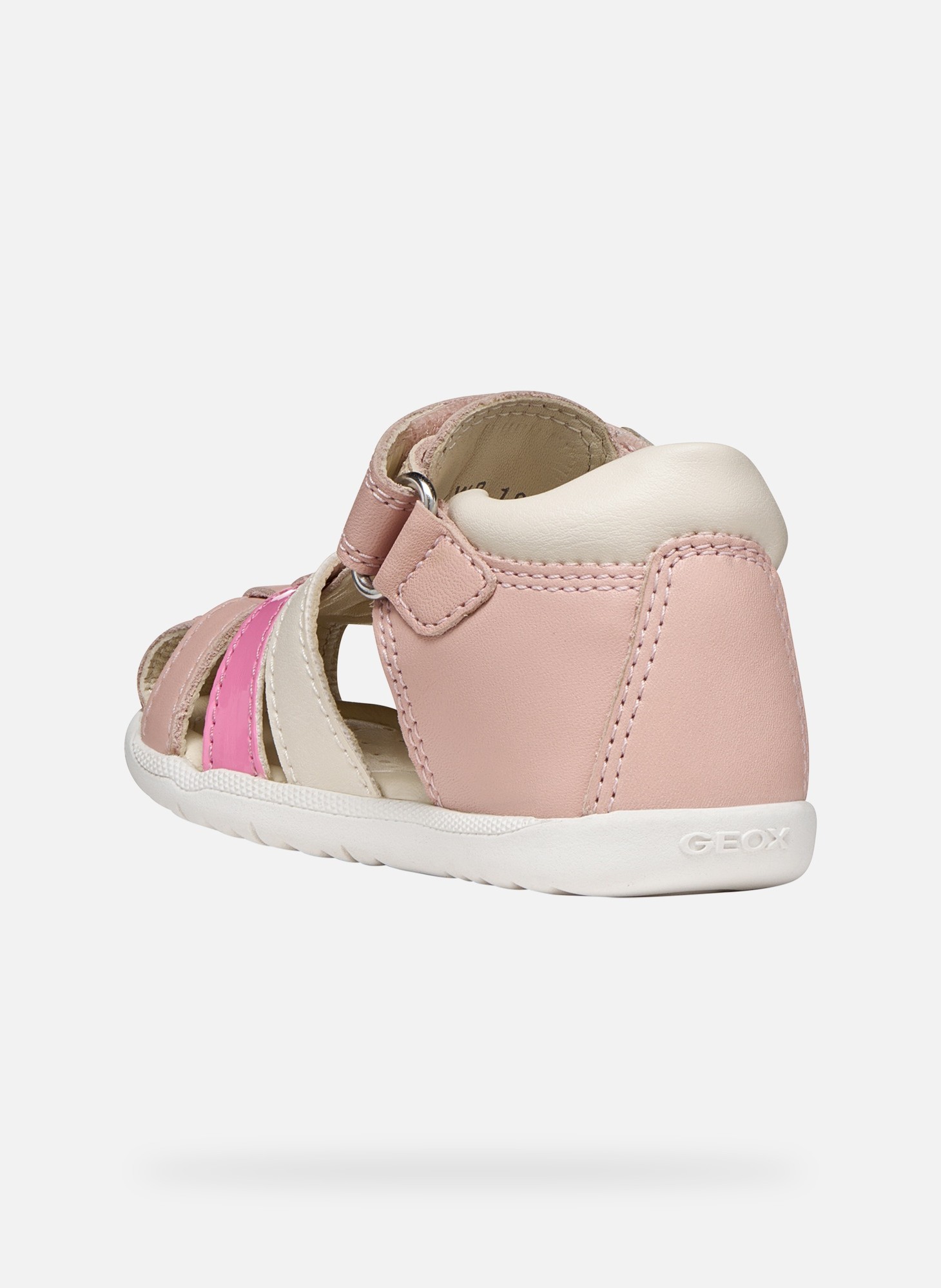 Sandales B SANDAL MACCHIA GIR fille rose Geox Sandales B SANDAL MACCHIA GIR fille rose Rose clair