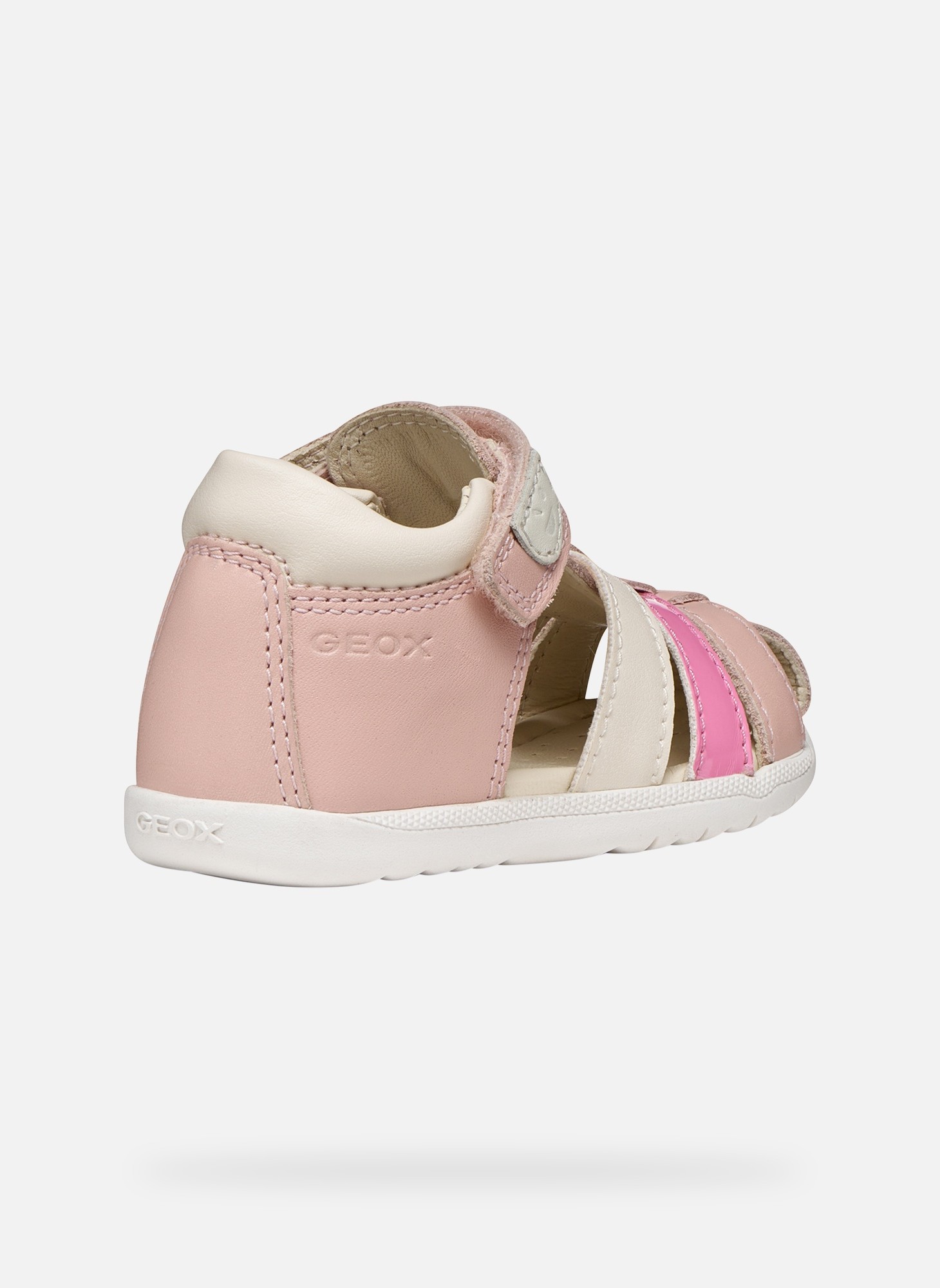 Sandales B SANDAL MACCHIA GIR fille rose Geox Sandales B SANDAL MACCHIA GIR fille rose Rose clair
