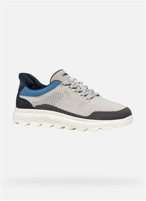 Geox Baskets basses SPHERICA PLUS MAN homme gris