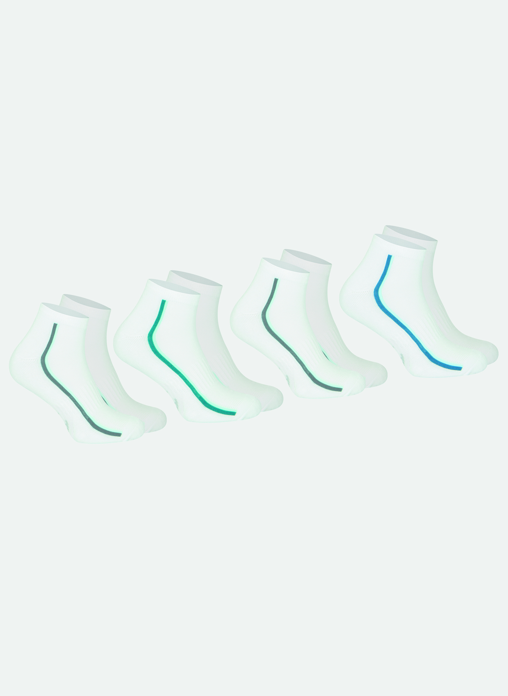 Socquettes ODOR CONTROL homme blanc ATHENA Socquettes ODOR CONTROL homme blanc Blanc