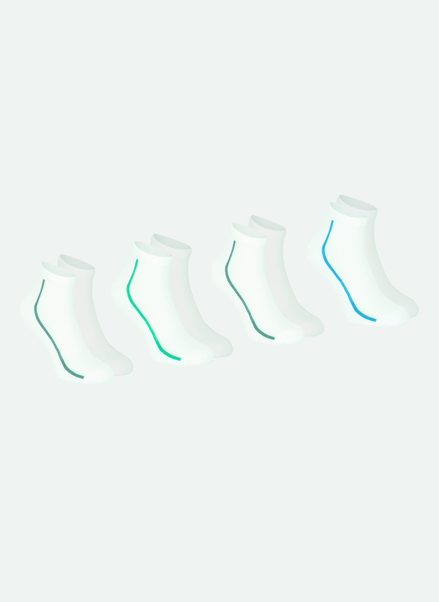 Socquettes ODOR CONTROL homme blanc ATHENA Socquettes ODOR CONTROL homme blanc Blanc