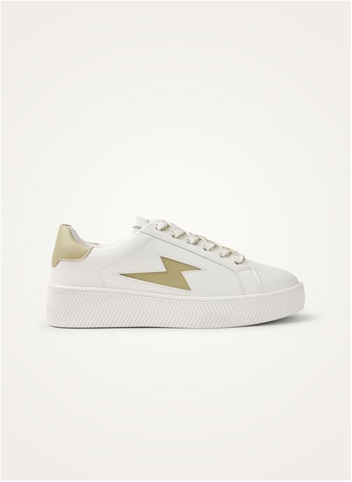 Vanessa Wu Baskets basses JANE Emblem femme vert
