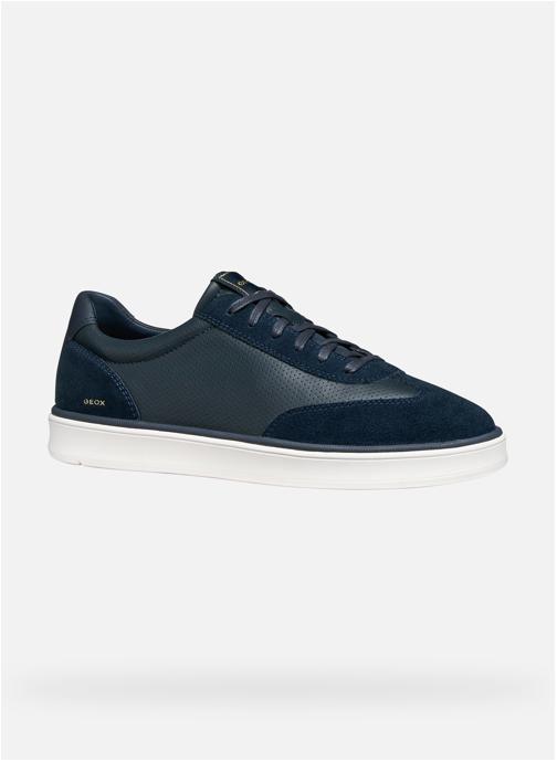Geox Baskets basses U SPHERICA ACTIF X4 homme bleu